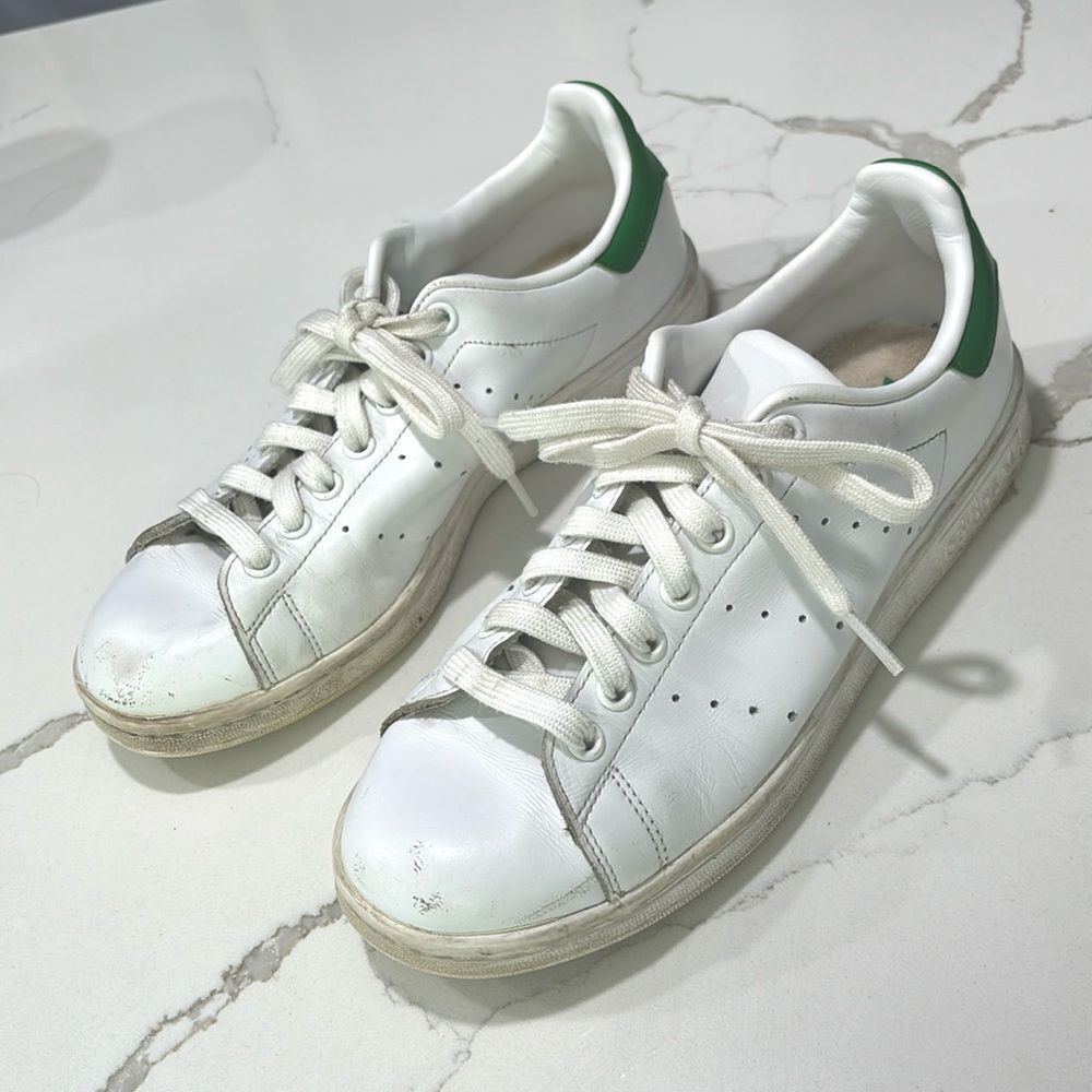 Adidas Originals Stan Smith White Green Men’s Casual Sneakers 7.5